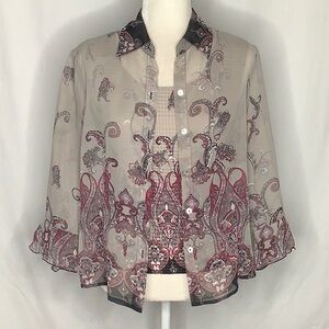 Nicola 2-Piece Blouse Set Size S